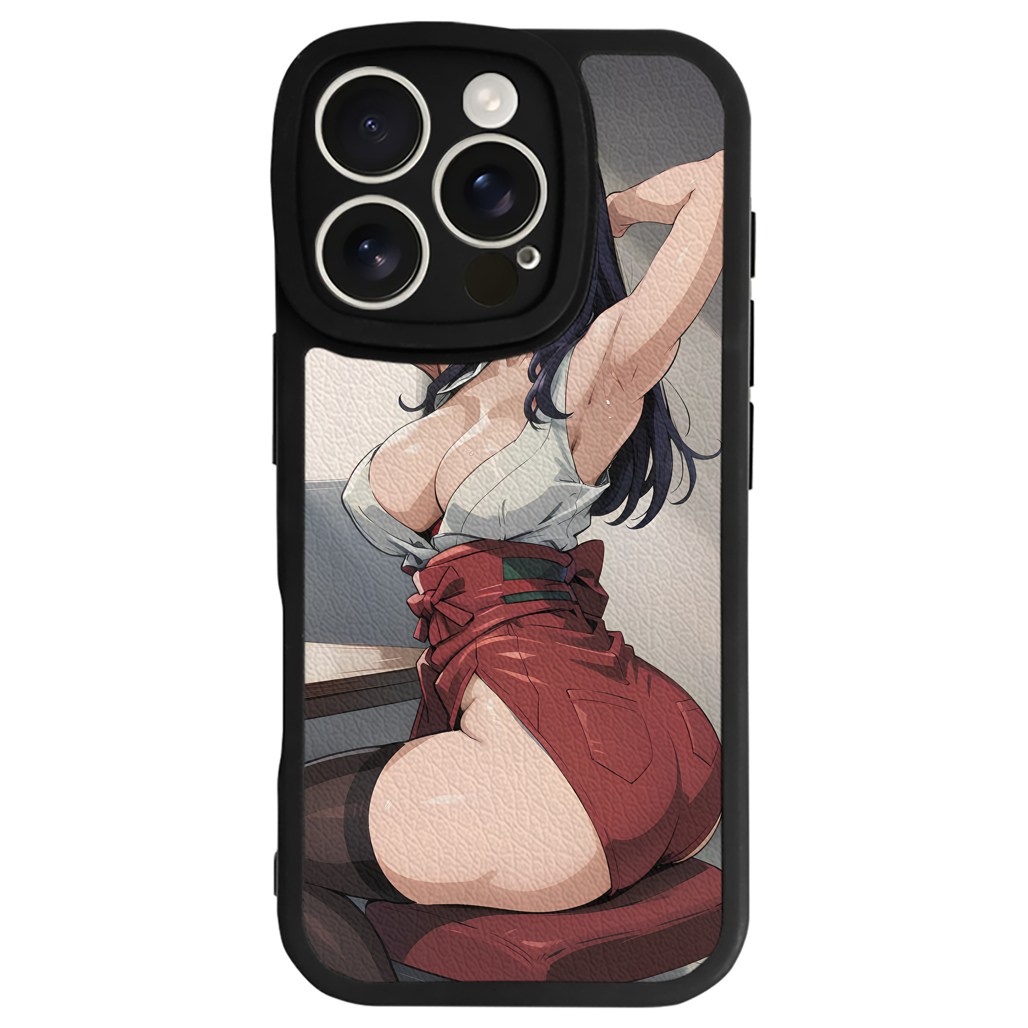 （画像用） EVA 新世紀エヴァンゲリオン 【iPhone 16シリーズ対応】シリコンスマホケース（レザー調） 材質：シリコン